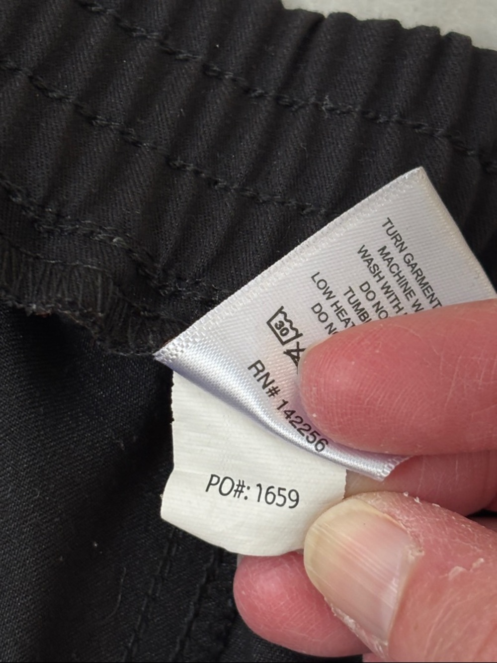 FIGS YOLA High Waisted Skinny Scrub Pants Black/Grey XLP - Picture 9 of 11